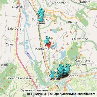 Mappa Via Giacomo Matteotti, 10016 Montalto Dora TO, Italia (2.6425)