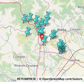 Mappa Via Giacomo Matteotti, 10016 Montalto Dora TO, Italia (11.60667)