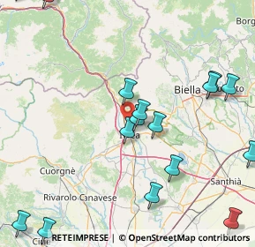 Mappa Via Giacomo Matteotti, 10016 Montalto Dora TO, Italia (21.45563)