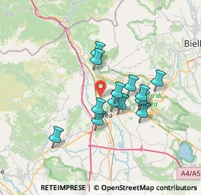 Mappa Via Giacomo Matteotti, 10016 Montalto Dora TO, Italia (5.41538)