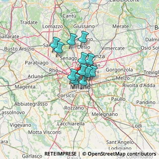 Mappa Via Alserio, 20159 Milano MI, Italia (7.47)