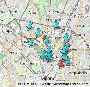 Mappa Via Alserio, 20159 Milano MI, Italia (1.694)