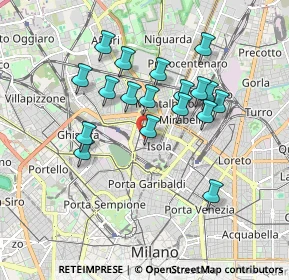 Mappa Via Alserio, 20159 Milano MI, Italia (1.58056)