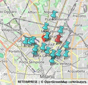 Mappa Via Alserio, 20159 Milano MI, Italia (1.405)