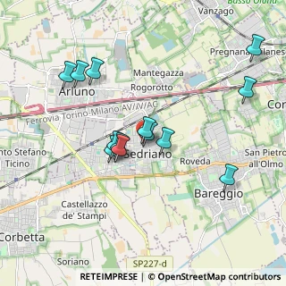 Mappa Via Fiume 2 Sedriano info@dgmfalegnameria, 20018 Sedriano MI, Italia (1.76923)