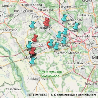 Mappa Via Fiume 2 Sedriano info@dgmfalegnameria, 20018 Sedriano MI, Italia (6.6985)