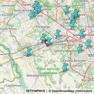 Mappa Via Giuseppe Mazzini, 20018 Sedriano MI, Italia (10.516)