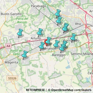 Mappa Via Fiume 2 Sedriano info@dgmfalegnameria, 20018 Sedriano MI, Italia (3.36857)