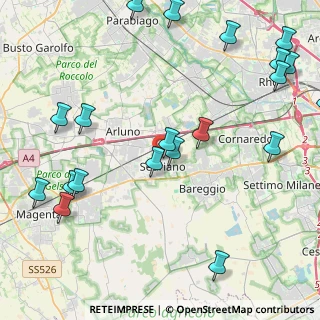 Mappa Via Fiume 2 Sedriano info@dgmfalegnameria, 20018 Sedriano MI, Italia (5.6285)