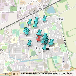 Mappa Via Eugenio Curiel, 20018 Sedriano MI, Italia (0.288)