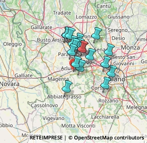 Mappa Via Fiume 2 Sedriano info@dgmfalegnameria, 20018 Sedriano MI, Italia (9.415)