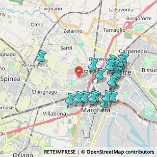 Mappa Via Mattuglie, 30174 Venezia VE, Italia (1.8265)