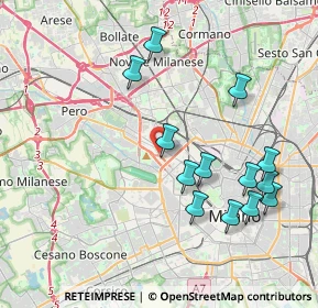 Mappa Via Don Luigi Palazzolo, 20151 Milano MI, Italia (4.08462)