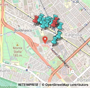 Mappa Via Don Luigi Palazzolo, 20151 Milano MI, Italia (0.353)
