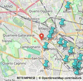 Mappa Via Don Luigi Palazzolo, 20151 Milano MI, Italia (2.80533)