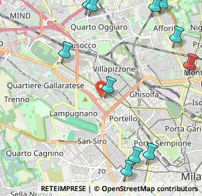 Mappa Via Don Luigi Palazzolo, 20151 Milano MI, Italia (2.92909)