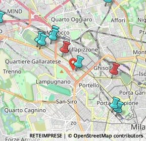 Mappa Via Don Luigi Palazzolo, 20151 Milano MI, Italia (2.64538)