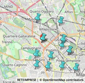 Mappa Via Don Luigi Palazzolo, 20151 Milano MI, Italia (2.07714)