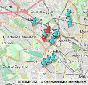 Mappa Via Don Luigi Palazzolo, 20151 Milano MI, Italia (1.52091)