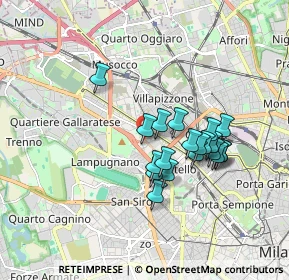 Mappa Via Don Luigi Palazzolo, 20151 Milano MI, Italia (1.457)