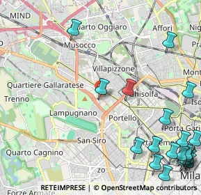 Mappa Via Don Luigi Palazzolo, 20151 Milano MI, Italia (3.353)