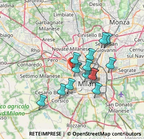 Mappa Via Don Luigi Palazzolo, 20151 Milano MI, Italia (5.57786)