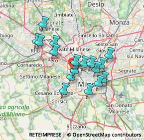 Mappa Via Don Luigi Palazzolo, 20151 Milano MI, Italia (5.65412)