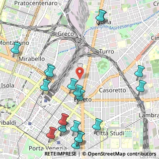 Mappa Via Venini Via Sauli, 20125 Milano MI, Italia (1.399)