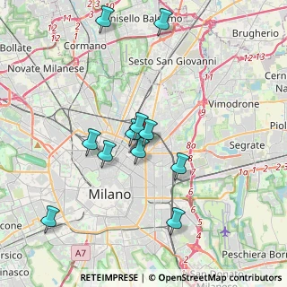 Mappa Via Venini Via Sauli, 20125 Milano MI, Italia (3.59727)