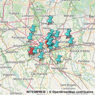Mappa Via Venini Via Sauli, 20125 Milano MI, Italia (9.8205)