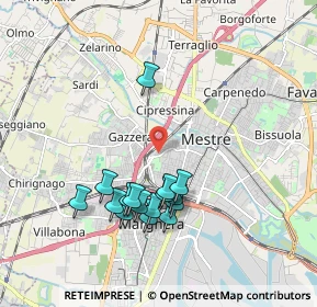 Mappa Via Claudio Monteverdi, 30174 Venezia VE, Italia (1.775)