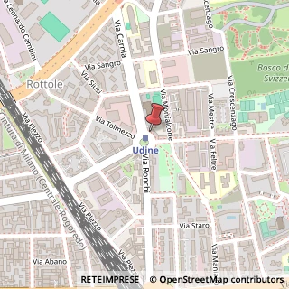 Mappa Piazza Udine, 8, 20132 Milano MI, Italia, 20132 Milano, Milano (Lombardia)