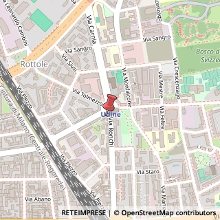 Mappa Piazzale Udine, 1, 20132 Milano, Milano (Lombardia)