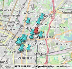 Mappa P.le Udine, 20132 Milano MI, Italia (1.52118)