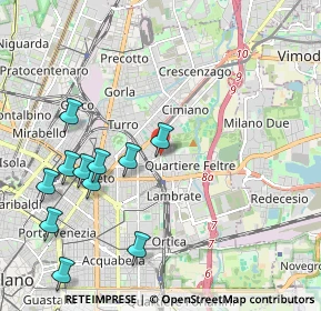 Mappa P.le Udine, 20132 Milano MI, Italia (2.31727)