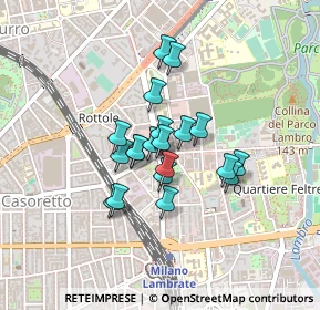 Mappa P.le Udine, 20132 Milano MI, Italia (0.2935)