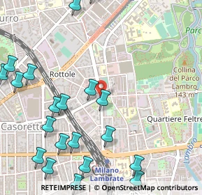 Mappa P.le Udine, 20132 Milano MI, Italia (0.7155)
