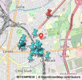 Mappa P.le Udine, 20132 Milano MI, Italia (0.879)