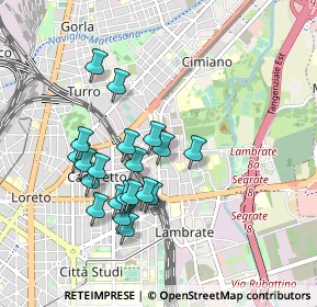 Mappa P.le Udine, 20132 Milano MI, Italia (0.8255)