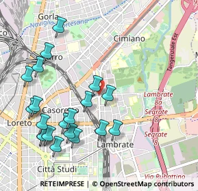Mappa P.le Udine, 20132 Milano MI, Italia (1.131)