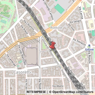 Mappa Via Emilio Olivari, 11, 20131 Milano, Milano (Lombardia)
