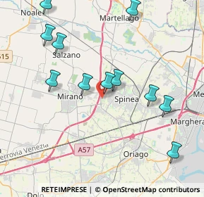 Mappa Via De Filippo Eduardo, 30038 Spinea VE, Italia (4.28182)