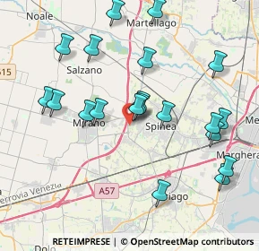 Mappa Via De Filippo Eduardo, 30038 Spinea VE, Italia (4.129)