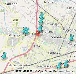 Mappa Via De Filippo Eduardo, 30038 Spinea VE, Italia (2.54917)