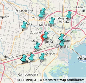 Mappa Via De Filippo Eduardo, 30038 Spinea VE, Italia (7.86357)