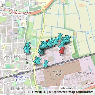 Mappa Via 1° Maggio, 20096 Pioltello MI, Italia (0.3069)