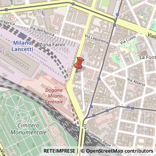 Mappa Via Valtellina, 18/20, 20159 Milano, Milano (Lombardia)