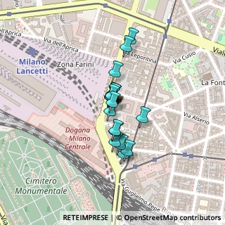 Mappa Via Privata Emilio Longoni, 20159 Milano MI, Italia (0.1185)