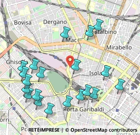 Mappa Via della Boscaiola, 20159 Milano MI, Italia (1.1835)