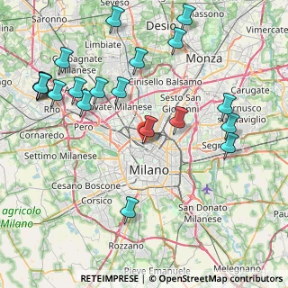 Mappa Via Privata Emilio Longoni, 20159 Milano MI, Italia (9.9885)